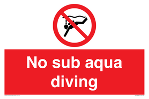 PV7688: No sub aqua diving