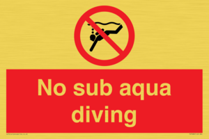PV7688: No sub aqua diving