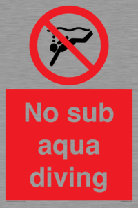 PV7688: No sub aqua diving