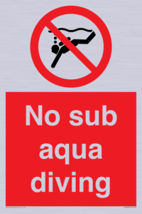 PV7688: No sub aqua diving