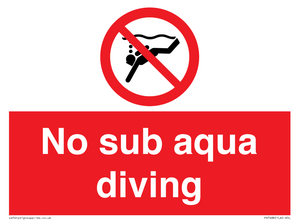 PV7688: No sub aqua diving