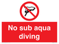 PV7688: No sub aqua diving
