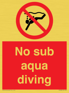 PV7688: No sub aqua diving
