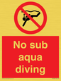 PV7688: No sub aqua diving