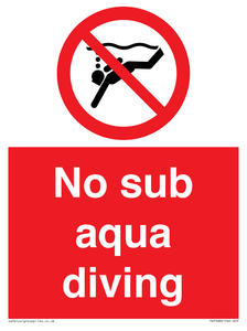 PV7688: No sub aqua diving