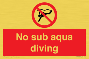 PV7688: No sub aqua diving