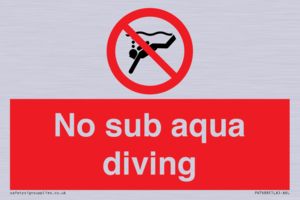 PV7688: No sub aqua diving