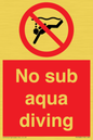 PV7688: No sub aqua diving