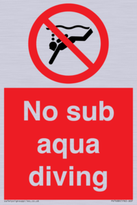 PV7688: No sub aqua diving