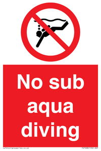 PV7688: No sub aqua diving