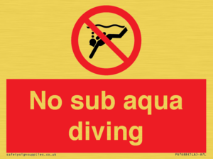PV7688: No sub aqua diving