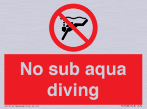 PV7688: No sub aqua diving