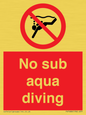 PV7688: No sub aqua diving