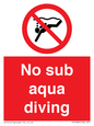 PV7688: No sub aqua diving