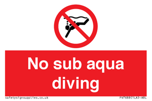 PV7688: No sub aqua diving