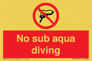 PV7688: No sub aqua diving