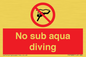 PV7688: No sub aqua diving