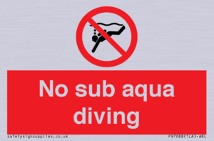 PV7688: No sub aqua diving