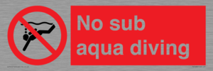 PV7688: No sub aqua diving