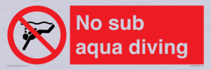 PV7688: No sub aqua diving