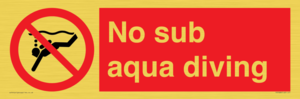 PV7688: No sub aqua diving