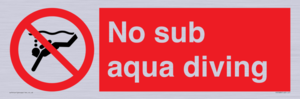 PV7688: No sub aqua diving