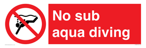 PV7688: No sub aqua diving