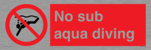 PV7688: No sub aqua diving