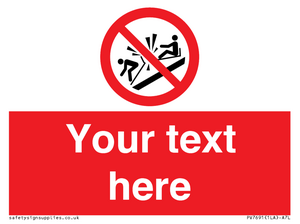 PV7691: Custom prohibition Do not ram into toboggans