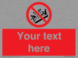 PV7691: Custom prohibition Do not ram into toboggans