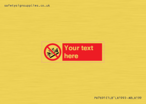 PV7691: Custom prohibition Do not ram into toboggans