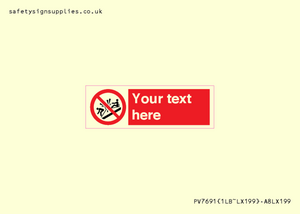 PV7691: Custom prohibition Do not ram into toboggans