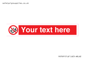 PV7691: Custom prohibition Do not ram into toboggans