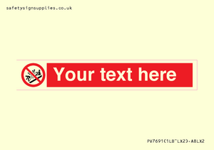 PV7691: Custom prohibition Do not ram into toboggans