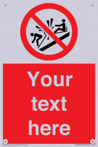 PV7691: Custom prohibition Do not ram into toboggans