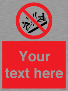 PV7691: Custom prohibition Do not ram into toboggans