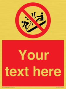 PV7691: Custom prohibition Do not ram into toboggans