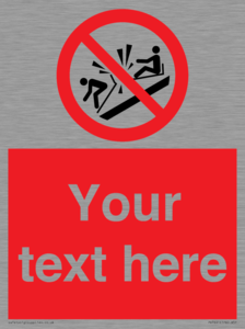 PV7691: Custom prohibition Do not ram into toboggans
