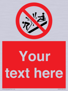 PV7691: Custom prohibition Do not ram into toboggans