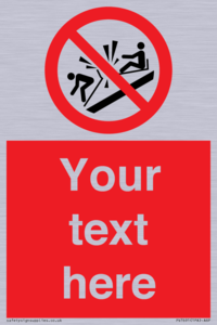 PV7691: Custom prohibition Do not ram into toboggans