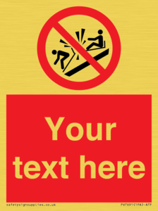 PV7691: Custom prohibition Do not ram into toboggans