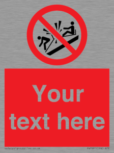 PV7691: Custom prohibition Do not ram into toboggans