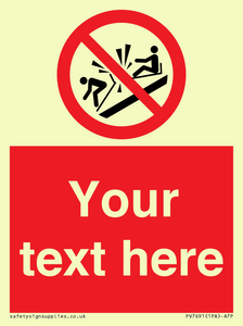 PV7691: Custom prohibition Do not ram into toboggans