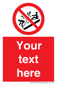 PV7691: Custom prohibition Do not ram into toboggans