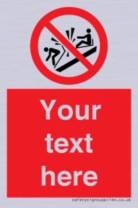 PV7691: Custom prohibition Do not ram into toboggans