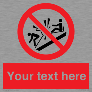 PV7691: Custom prohibition Do not ram into toboggans