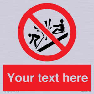 PV7691: Custom prohibition Do not ram into toboggans