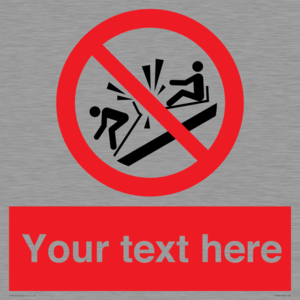 PV7691: Custom prohibition Do not ram into toboggans