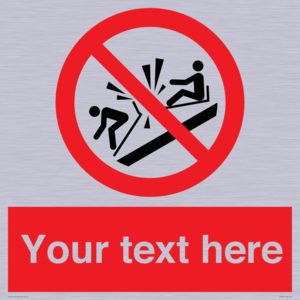 PV7691: Custom prohibition Do not ram into toboggans