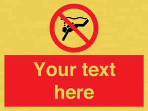 PV7693: Custom prohibition No sub aqua diving